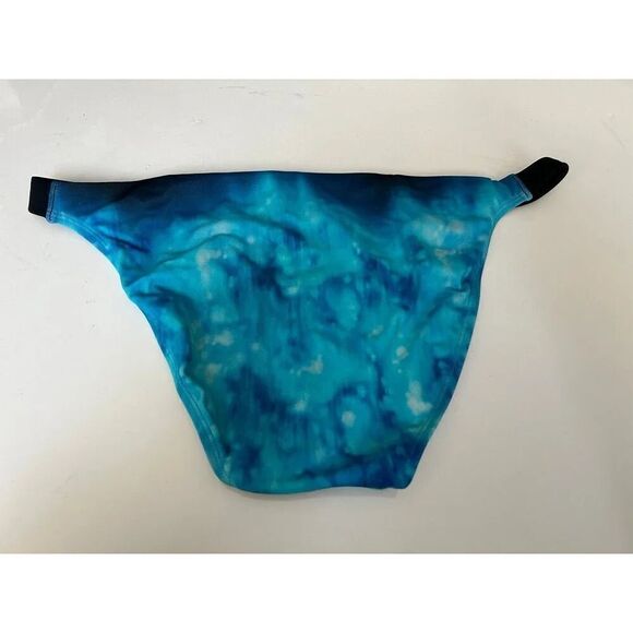 Athleta Women's Blue Tie Dye Bali Bikini Bottom - Picture 2 of 6